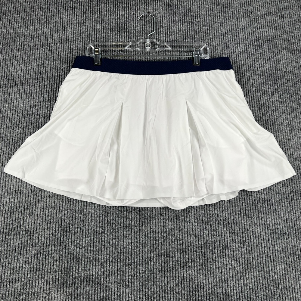 PUMA Skort Skirt Womens XL Extra Large White Pleated Tennis Golf Pickleball New